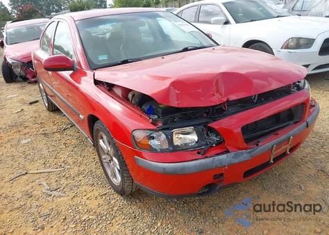 2002 Volvo S60 2.4 из США, поврежденный, VIN YV1RS61R322200602